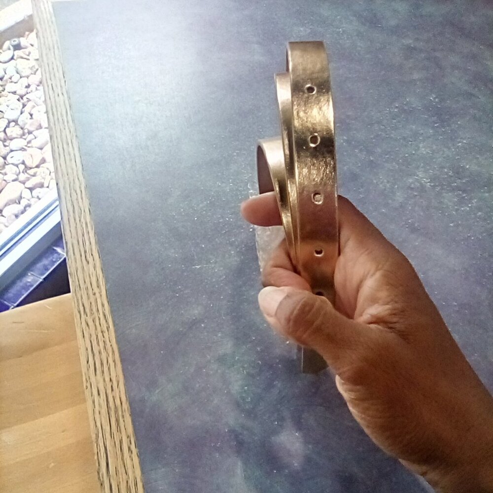 Gold Metallic Belt
